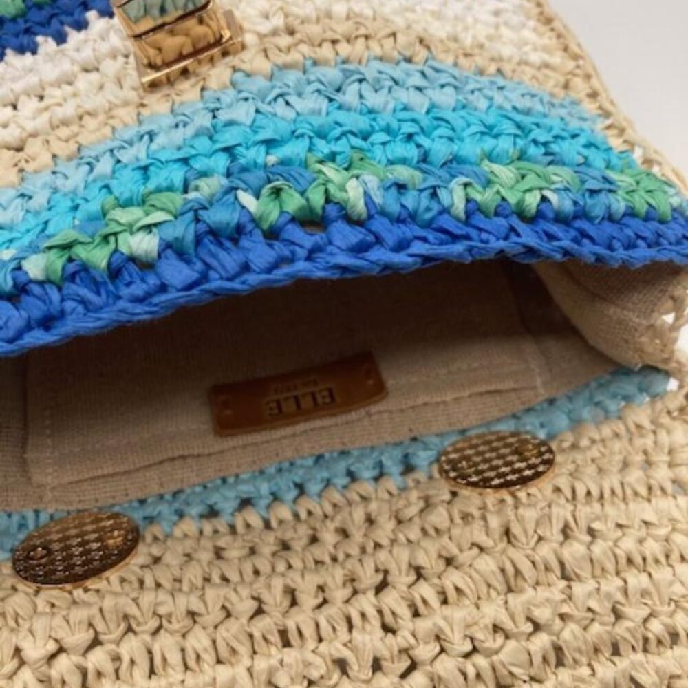 ELLE Raffia Crochet Crossbody/Handbag - Picture 4 of 4